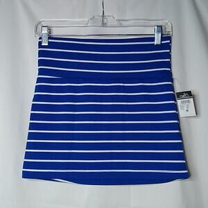 Rue21 Blue/White Striped High Waisted Mini Skirt M